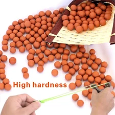 1200pcs Hunting Slingshot Clay Balls Ammo Solid Mud Ball Catapult Shooting Games