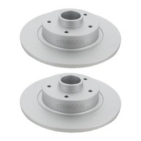 2 Bremsscheiben Voll Ø 274 Mm Triscan Passend FüR U.A. Renault Grand