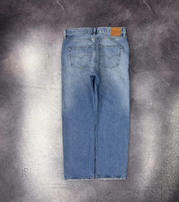 Levi s 501 90s Men s Blue Straight Fit Selvedge Denim Jeans 31/30
