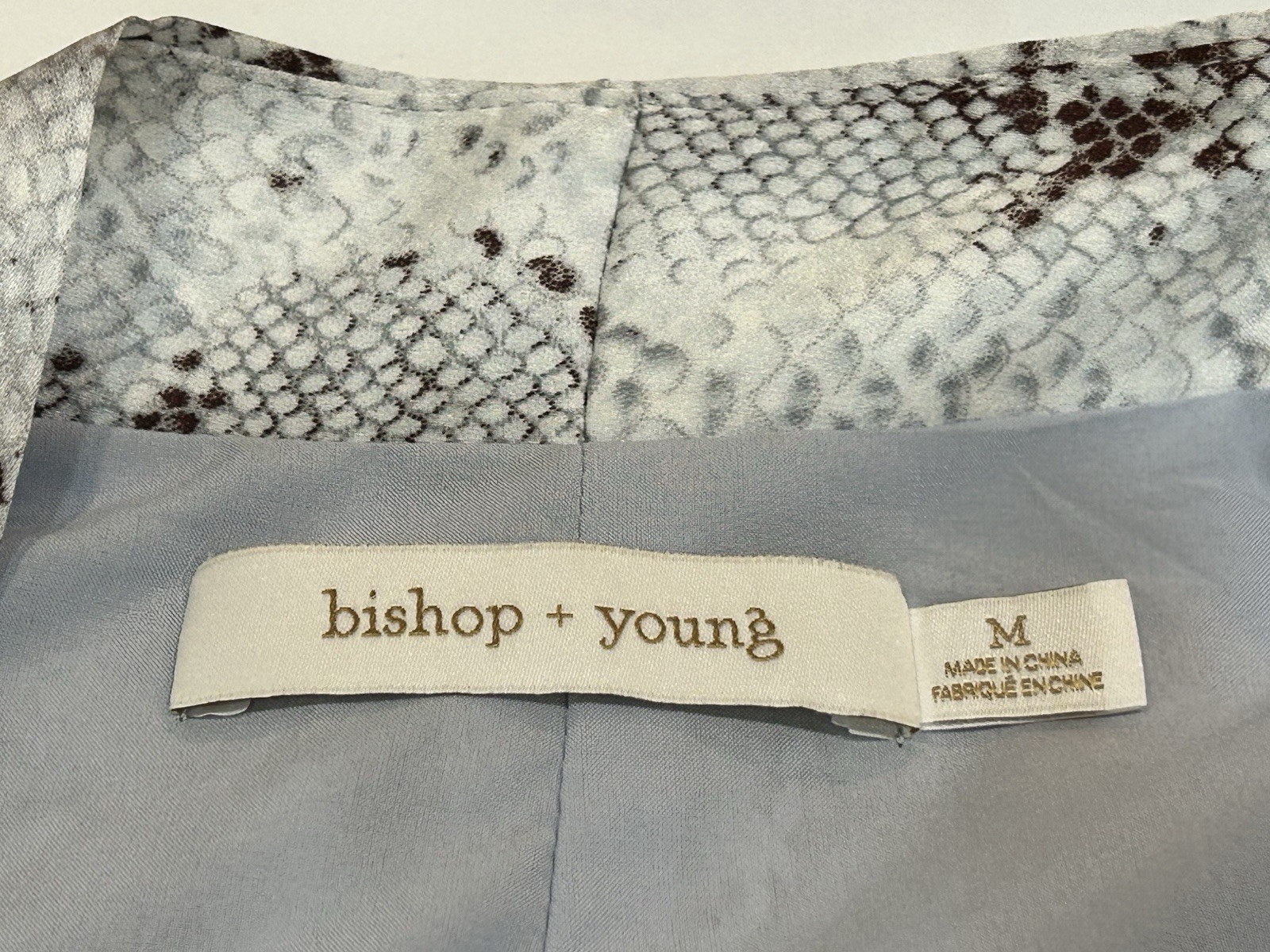 Bishop + Young Women’s Satin Iconic Python Print … - image 9