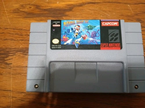 Capcom Mega Man X Platformer Super Nintendo NTSC-U/C Game Cartridge