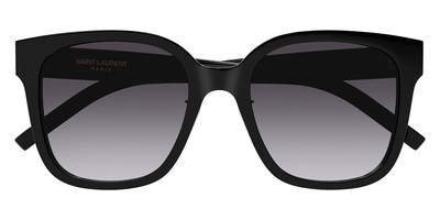 NEW Saint Laurent SLM105/F 002 Black Grey Gradient Square Unisex Sunglasses SLM105F-002 Sunglasses, Black/Grey – Punch Clothing main image 4
