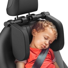 Yoocaa Adjustable Car Headrest Pillow, Road Pal 1 Count Pack of 1 , Black