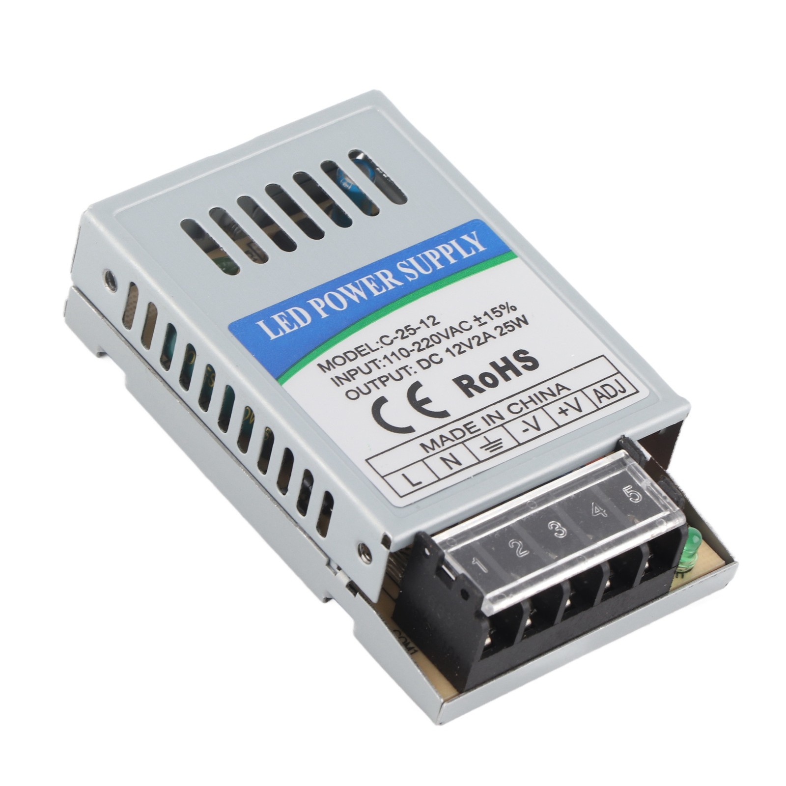 25W 12V Professional LED Power Supply Waterproof Switching Power Supply