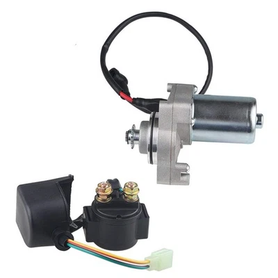 WATERWICH Starter Compatible with Tao Tao 125cc 110cc-50cc with Relay ATV Coolster Motor