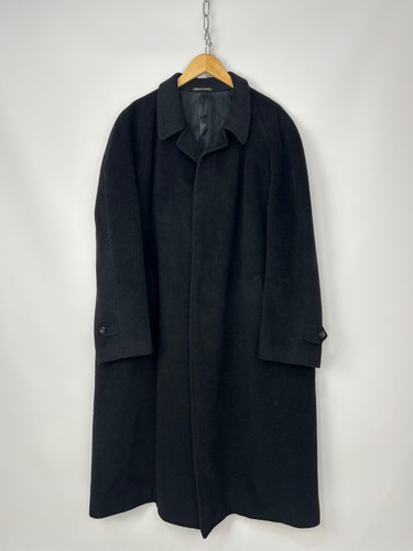 Corneliani, Corneliani Vintage Navy Mohair Wool Overcoat Coat Size 60 XL XXL Made In Italy