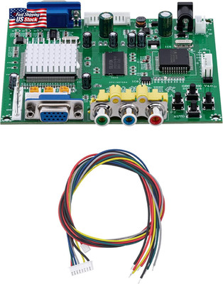 Mcbazel Arcade Game RGB/CGA/EGA to VGA HD Game Video Output Converter Board for