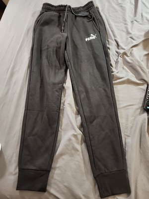 PUMA Men's Essentials No. 1 Logo Sweatpants Black Sz Small New