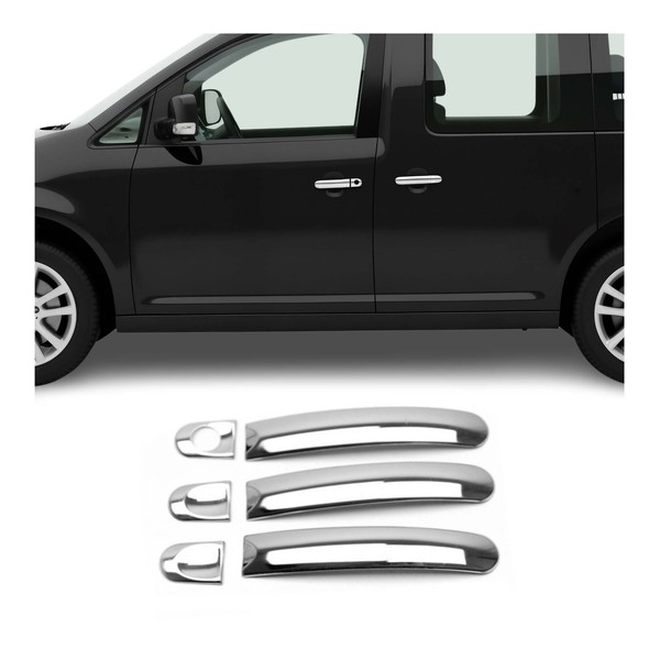 Chrom TüRgriff Blende FüR VW T5 T6 2003-2021 3-TüR Edelstahl 6Tlg-image