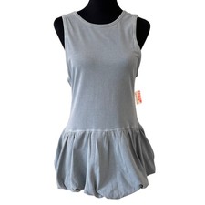 FREE PEOPLE Women's Blue Hot Shot Bubble Set Mini Dress Size S