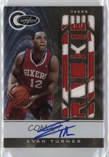 2010-11 Totally Certified Rookie Gold Signatures 6/25 Evan Turner #163 Auto 5a1