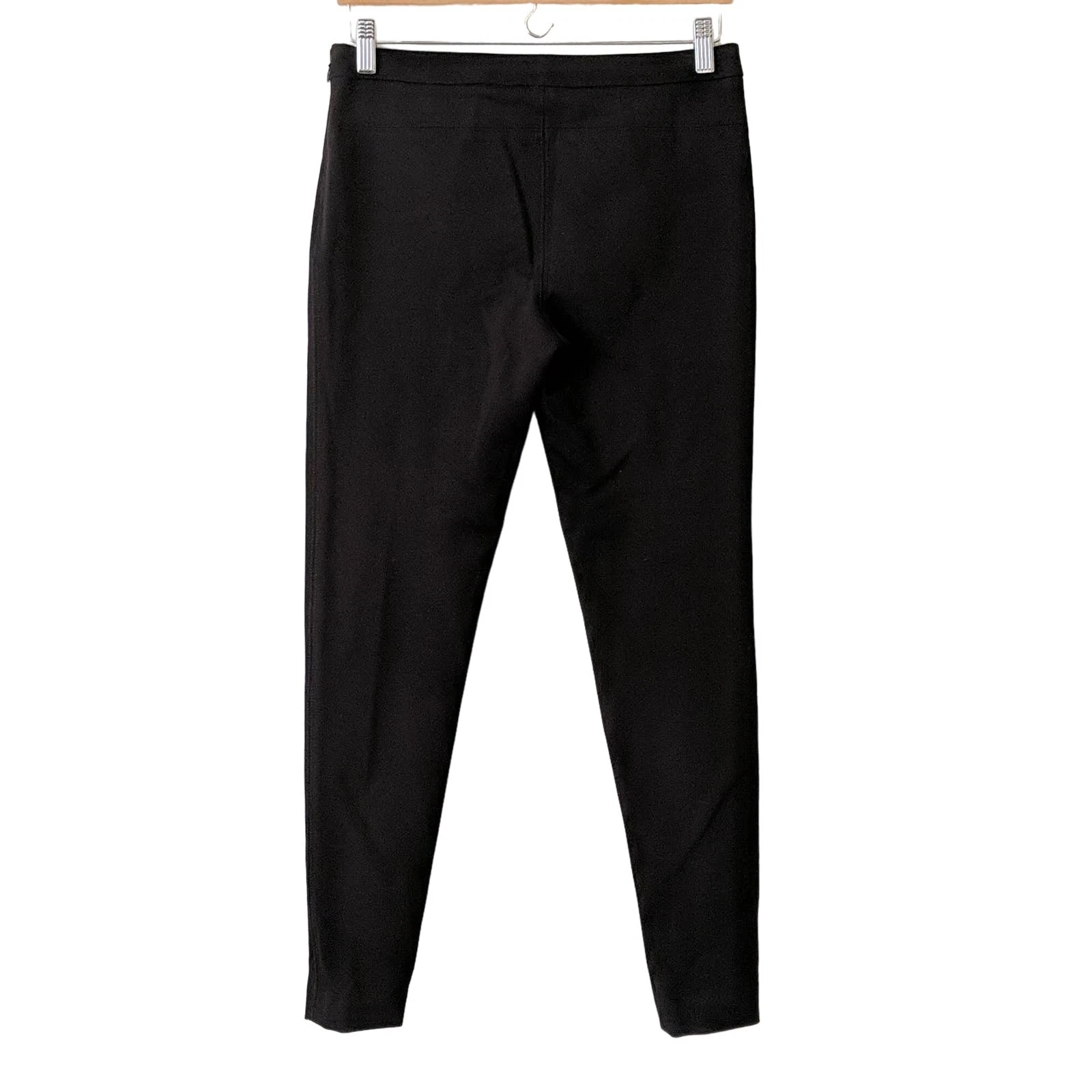 Tory Burch pantaloni skinny neri pantaloni conici gamba skinny ponte donna XS $185