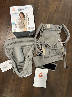Ergobaby Bundle of Joy Four Position 360 Carrier Grey/Tan Infant