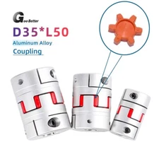 D30L50 Shaft Coupler Flexible Plum Coupling CNC Stepper Motor Jaw Spider 6-19mm