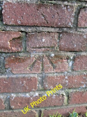 Foto 6x4 Ordnance Survey Schnittmarke Broadlay Diese OS Schnittmarke kann gefunden werden c2015