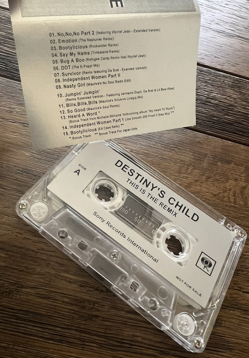 Destiny's Child MEGA RARE This Is The Remix Promo Cassette Japan