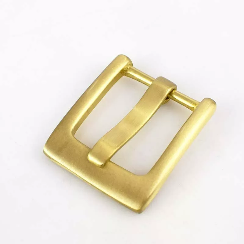 1piece D-ring Head DIY 40mm Solid Brass Men's Belt Buckle Wide Pin Leather Craft