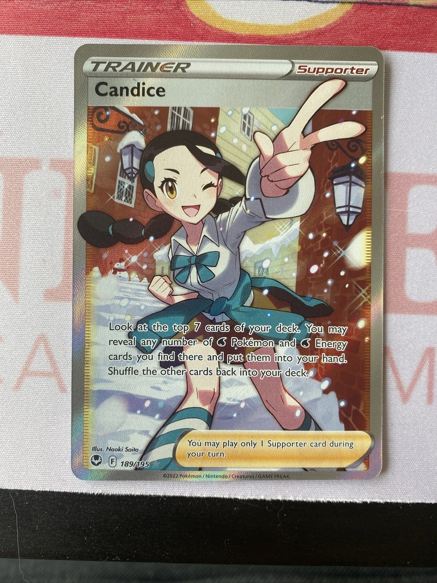 candice pokemon card price Full Art - 189/195 - Silver Tempest The item may be similar but not exactly the same as the image (e.g 2022 Pokemon Silver Tempest Candice