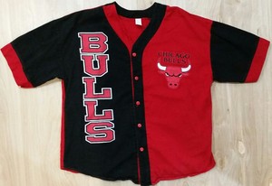 vintage chicago bulls baseball jersey