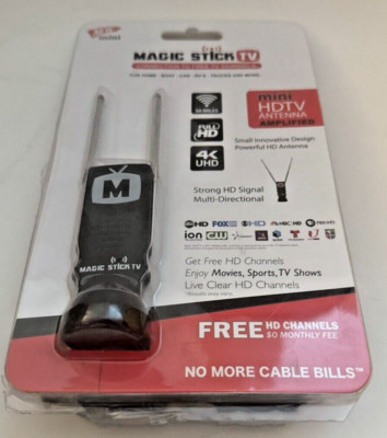 Magic Stick TV  Amplified HDTV Antenna Fire stick TV UHF/VHF 8K 4K Clear HDTV