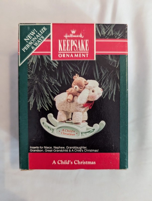 1992 HALLMARK KEEPSAKE ORNAMENT  A Child's Christmas 