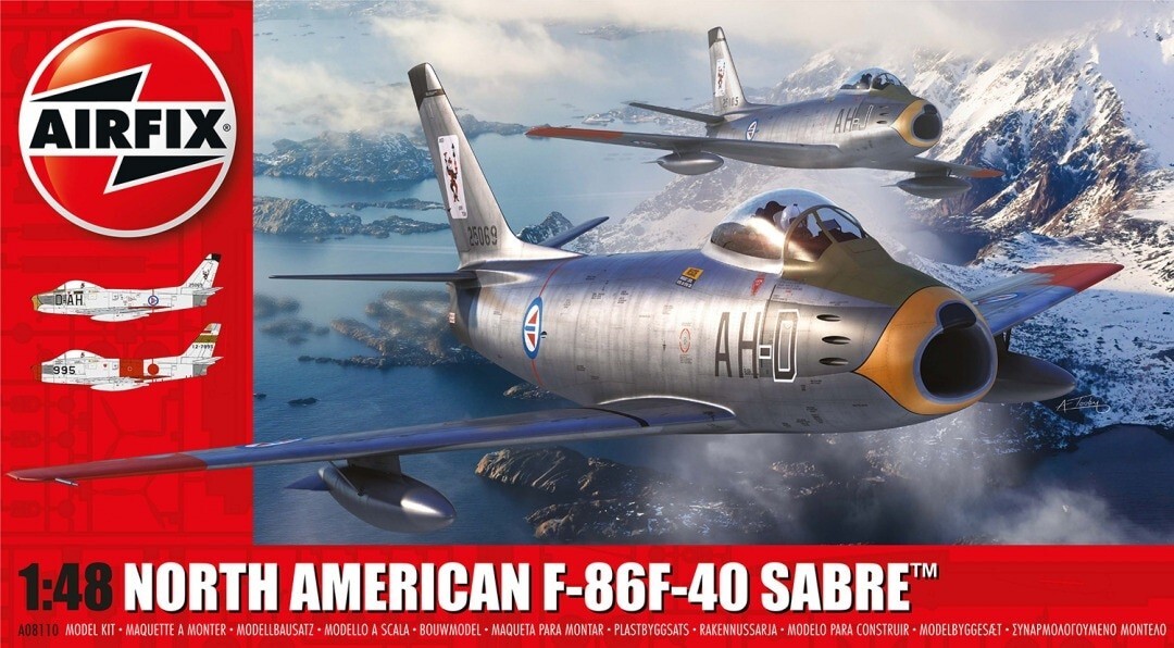 Airfix 08110 1:48th scale North American F-86F-40 Sabre