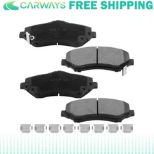 Front Ceramic Pads w/Hardware for Liberty Wrangler Nitro Grand Caravan Journey