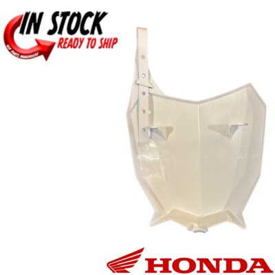 HONDA FRONT NUMBER PLATE 19-2024 CRF110F GENUINE OEM AUTHENTIC