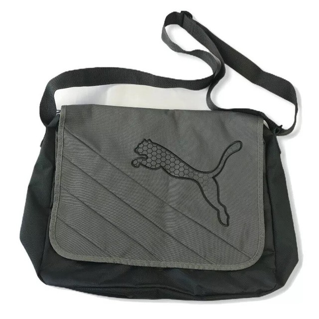 grey puma bag