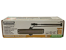 Universal Hardware Medium Duty Commercial Door Closer, Matte Black UH4053