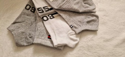 New ankle Hugo Boss Tommy mix men 4 pack socks Uk 8-12 Euro 41-46