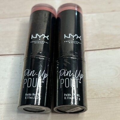 Lot of 2-NYX Pin-Up Pout Lipstick PULS04 Opinionated