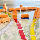 48 Trains + 3 Stations compatible w. Ticket to Ride Europe - Mandarin