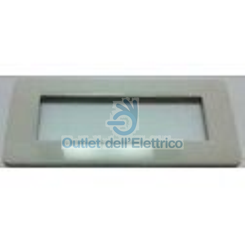 BTICINO MATIX PLACCA 6 POSTI/MODULI CENERE AM4806LCN PLACCHE MATIX