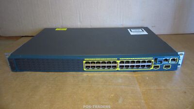 Cisco WS-C2960S-24TS-S v02 2960S 24-Ports Gigabit 2x SFP Network Switch +RM EARS