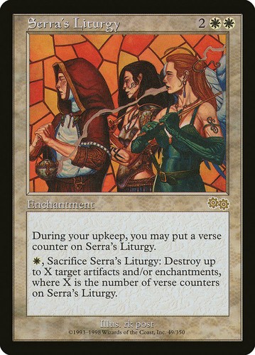 Serra's Sanctum Japanese Urza's Saga USG mtg SP | eBay