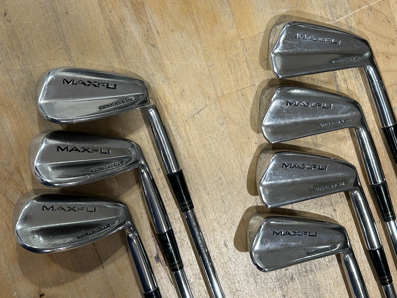 Dunlop MaxFli Australian Blade Irons 3PW (MISSING 6 IRON) Set Alta