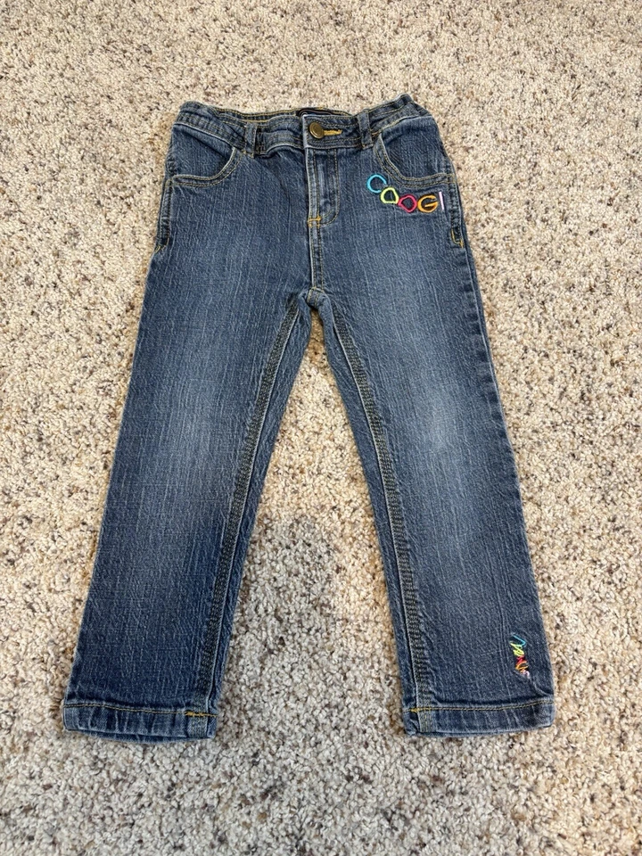Pantalones de mezclilla ajustados COOGI 3t para niños y niñas Foto 2 de 4