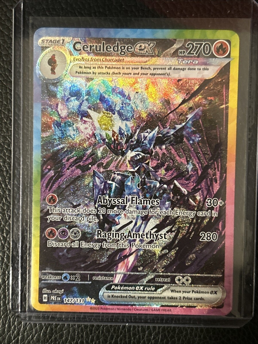 Pokemon Ceruledge EX 147/131 Sv: Prismatic Evolutions Special