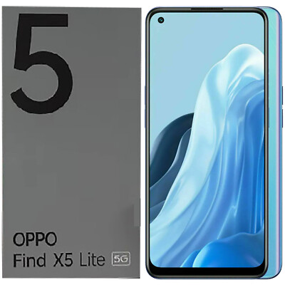 BNIB OPPO Find X5 Lite Dual-SIM 256GB + 8GB Blue Factory Unlocked 5G GSM