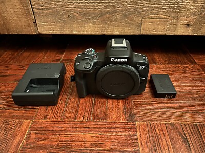 Canon EOS R50 24.2 MP Mirrorless Camera - Black (Body Only)