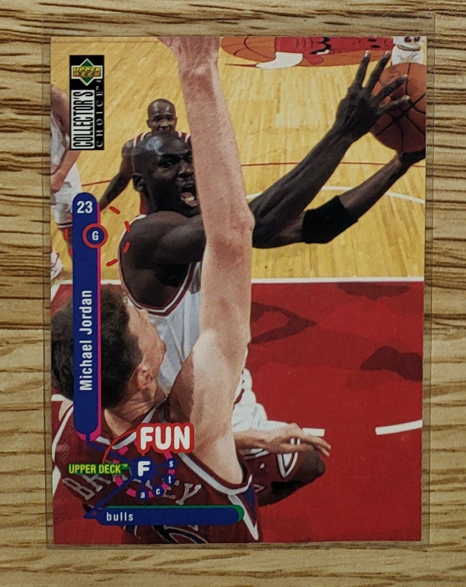 Michael Jordan 1995 UPPER DECK COLLECTOR'S CHOICE FUN FACTS CARD