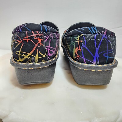 Savvy Nursing Clogs Women's Size 9M Ducky In Scribble Shoes