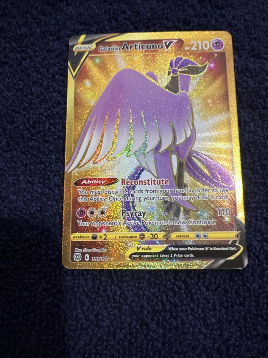 Galarian Articuno V Secret Rare - 181/172 - Brilliant Stars – Card