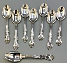 Melrose by Gorham Sterling Silver set of 8 Demitasse Spoons 4.25"