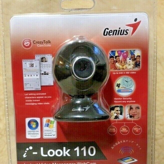 Genius Cam Look 110 Instant Video Messenger Web Camera Bran-New Never Opened.