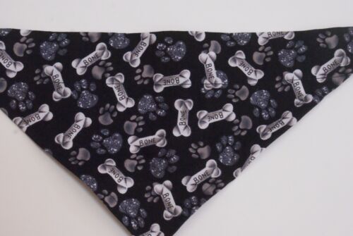 Dog Bandana, OVER THE COLLAR,clothes, pet, Size S,M,L,XL, Bad to the Bone! - Afbeelding 1 van 1