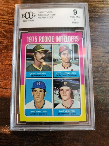 1975 Topps #623 Keith Hernandez RC BCCG 9