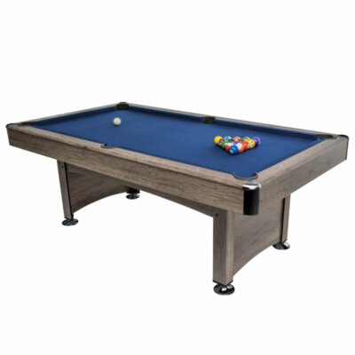 American Legend Maverick 7' Billiard Table With Pool Cues And Balls - Blue