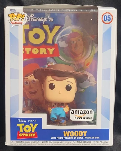 Disney PIXAR Toy Story Funko POP! VHS Covers WOODY Figure 05 AMAZON Exclusive